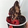 Gluten-free freeze with cacao drizzle from Pressed Juicery